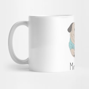 Pug in cinema Mug